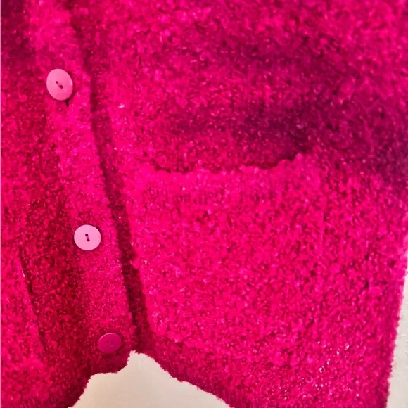 Marisa Christina Vibrant  Teddy Sweater Jacket - Picture 4 of 5
